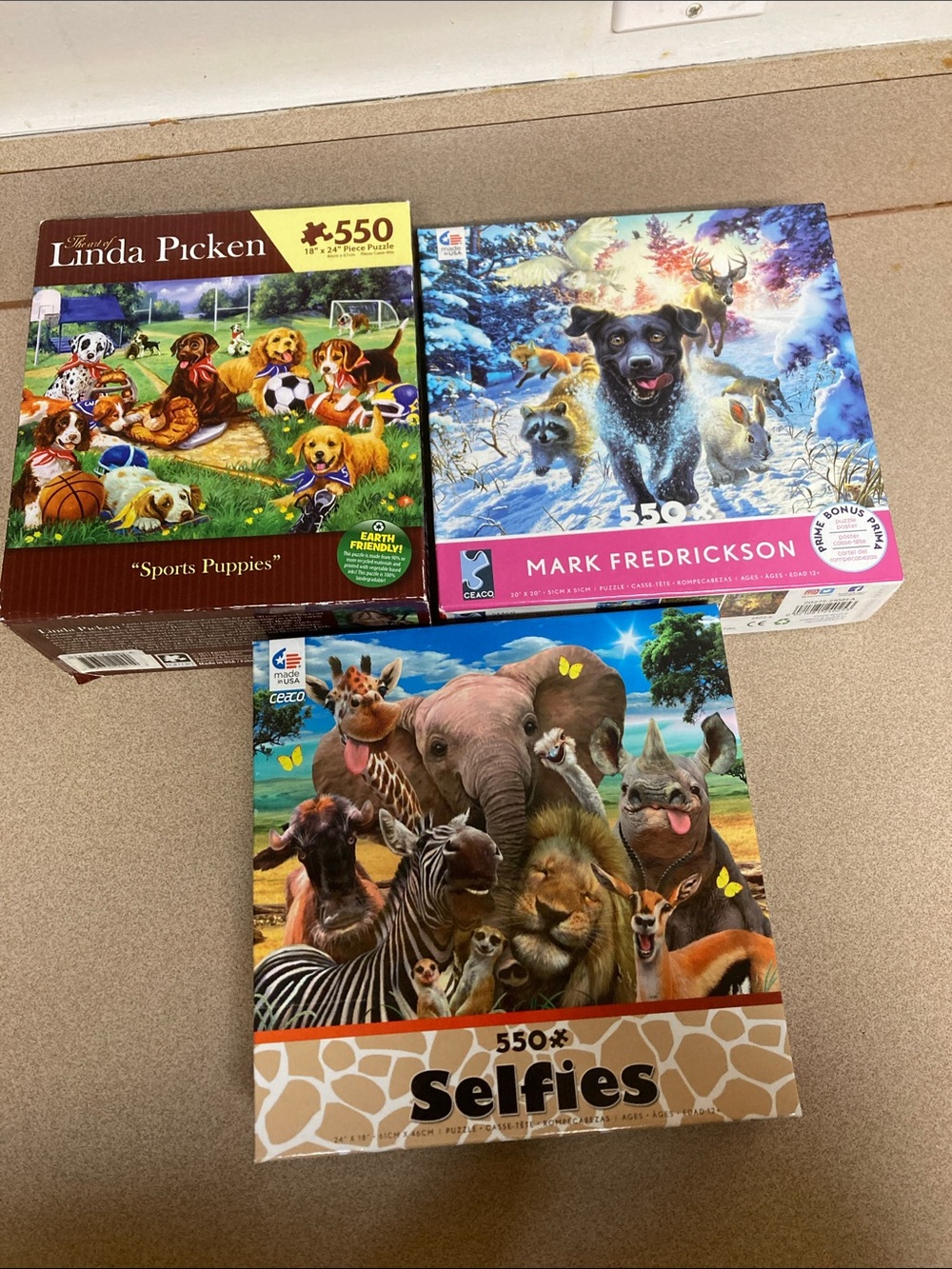 3-550 piece Puzzles